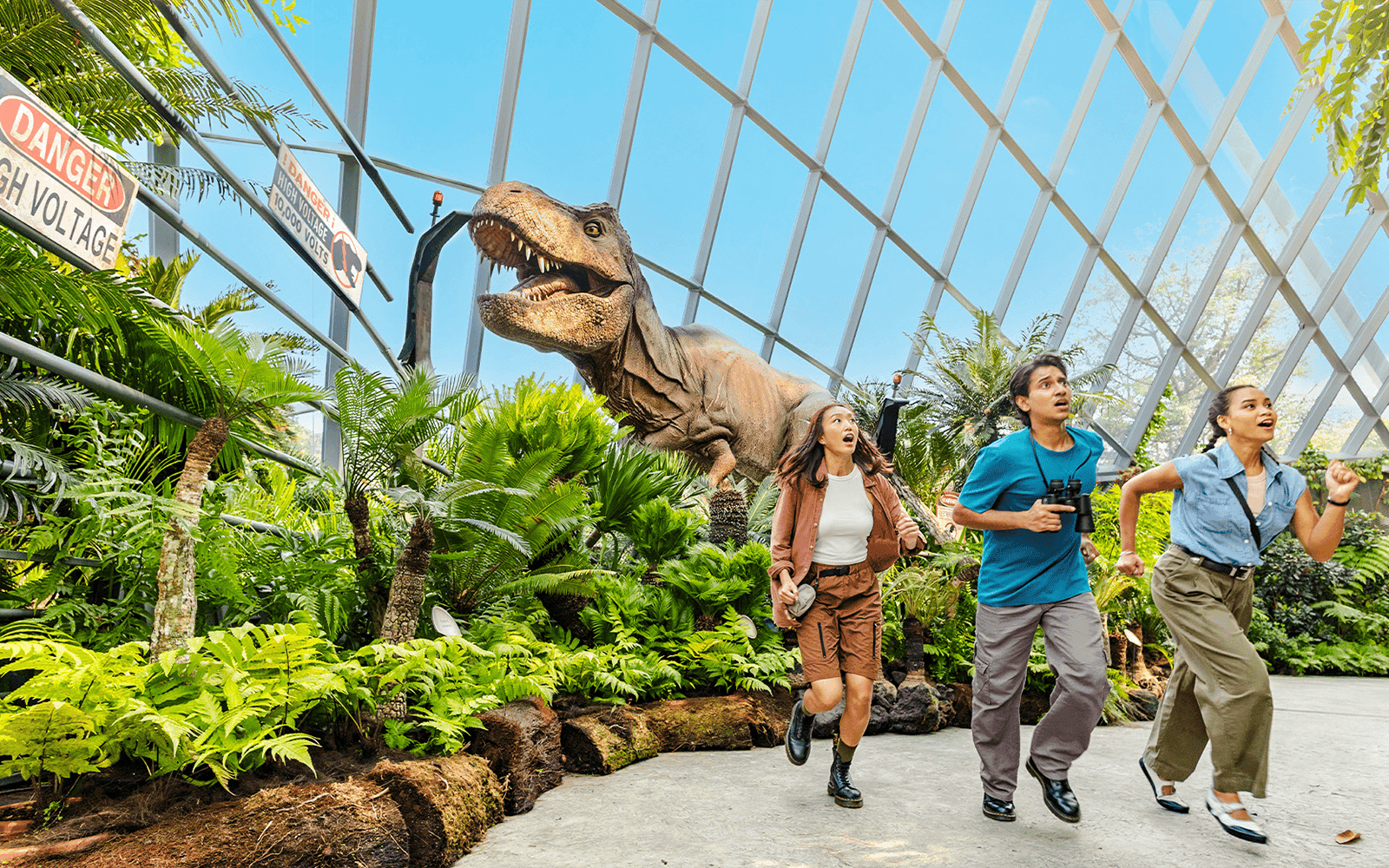 Gardens by the Bay Tickets: Cloud Forest (Jurassic World Experience) + Flower Dome + Supertree Observatory, Singapore